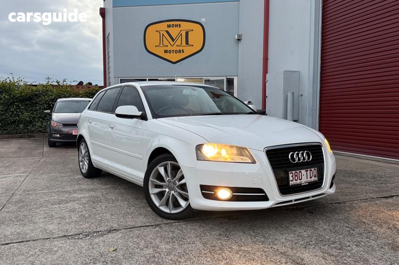 White 2011 Audi A3 Hatchback Sportback 1.8 Tfsi Ambition