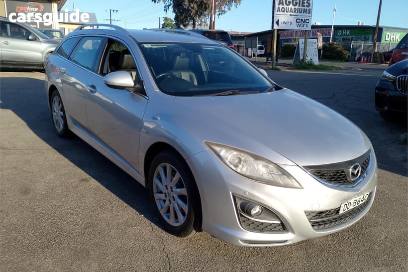 Silver 2012 Mazda 6 Wagon Touring
