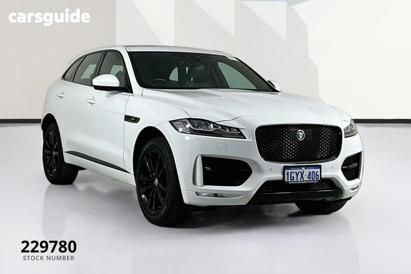 White 2020 Jaguar F-Pace Wagon 30T R-Sport Awd (221Kw)