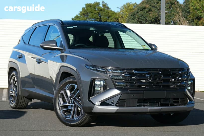 Grey 2026 Hyundai Tucson Wagon Premium Hybrid (Awd)