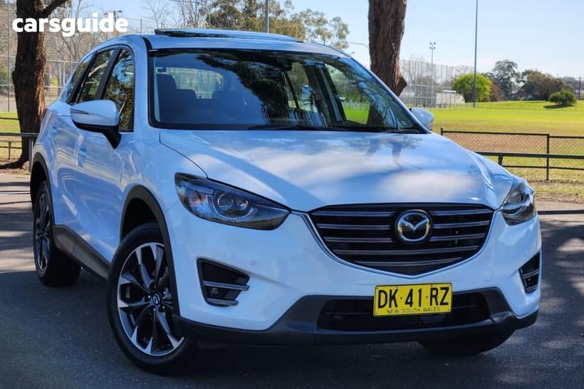 White 2015 Mazda CX-5 Wagon Akera (4X4)