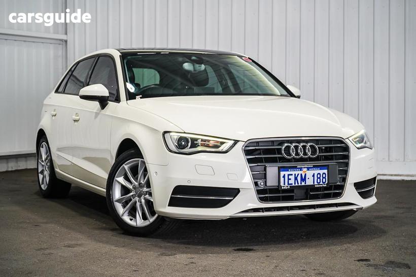 White 2014 Audi A3 Hatchback Sportback 1.4 Tfsi Attraction