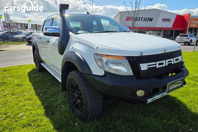 White 2011 Ford Ranger Dual Cab Utility Xlt 3.2 (4X4)