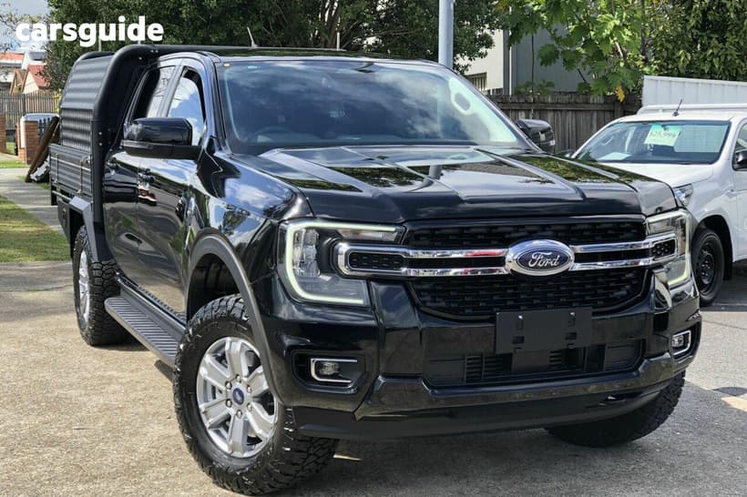 Black 2022 Ford Ranger Double Cab Chassis Xlt 3.0 (4X4)