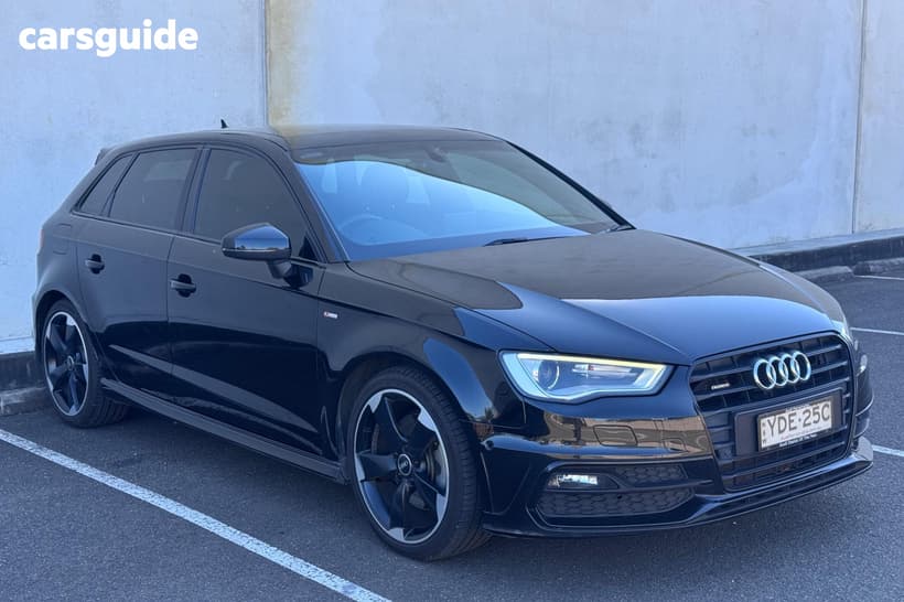 Black 2015 Audi A3 Hatch S/B 1.8 TFSI QUATTRO AMBITION 8V MY16