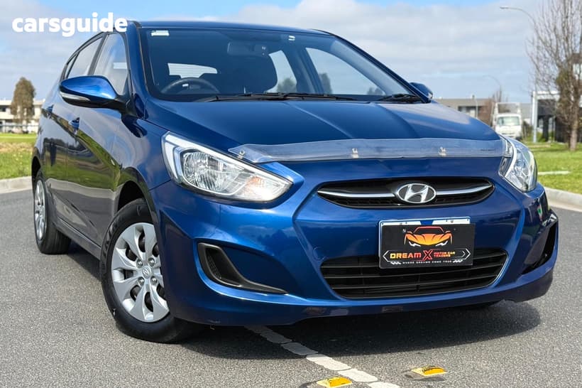 Blue 2017 Hyundai Accent Hatchback Active