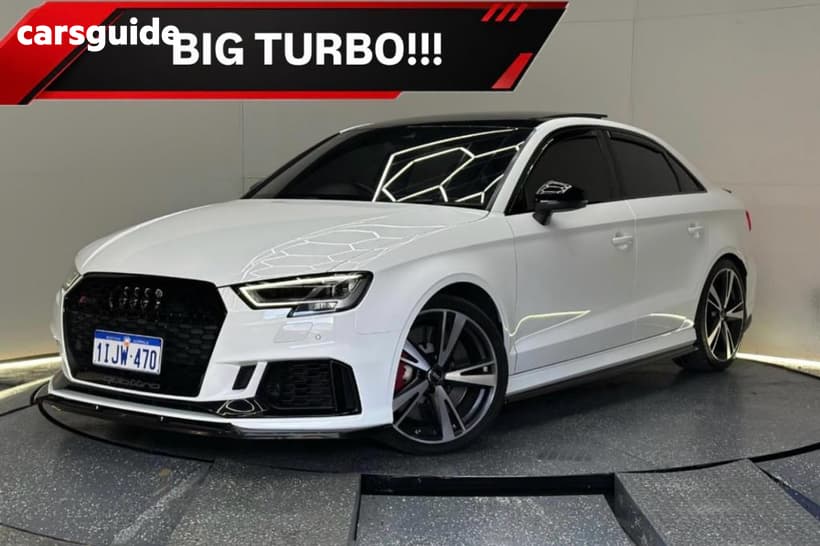 White 2017 Audi RS3 Sedan Quattro