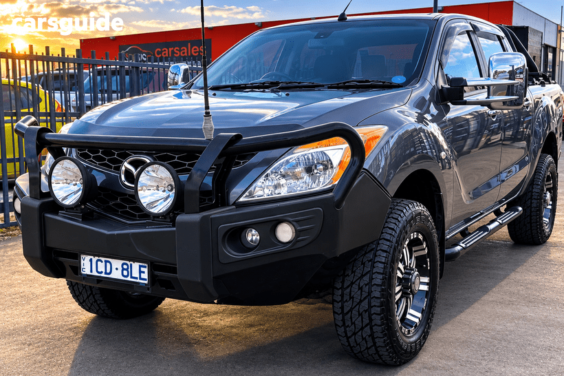 Silver 2014 Mazda BT-50 Dual Cab Utility Gt (4X4)