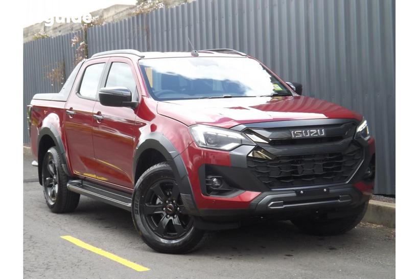 Red 2026 Isuzu D-MAX Crew Cab Utility X-Terrain (4X4)