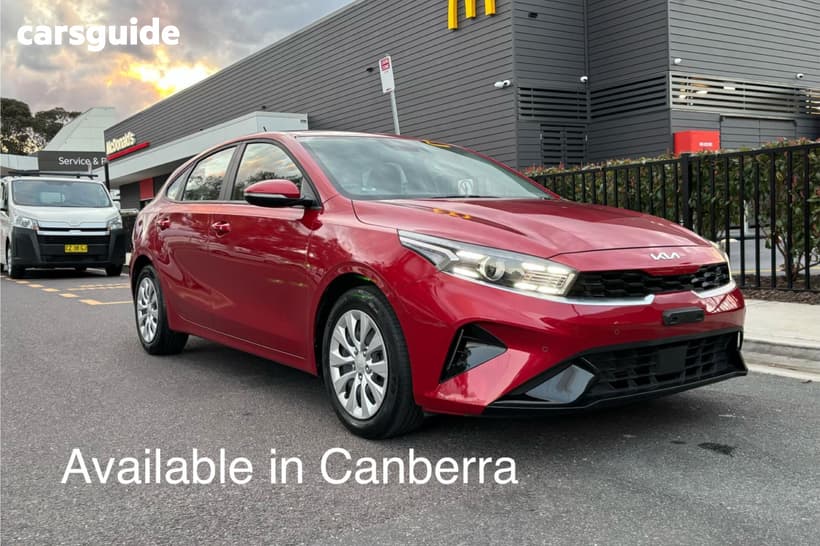 Red 2024 Kia Cerato Hatchback S