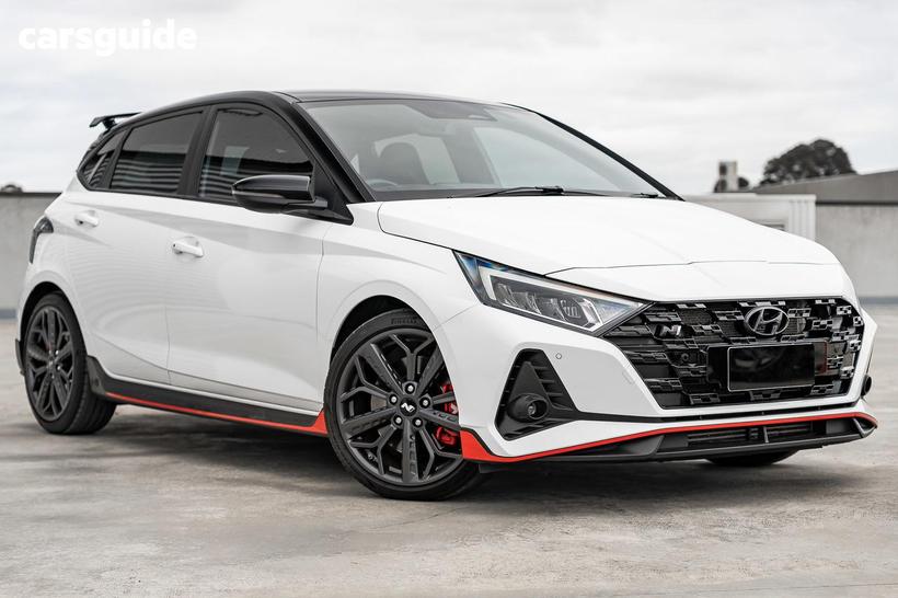 White 2021 Hyundai I20 Hatchback N Ttr