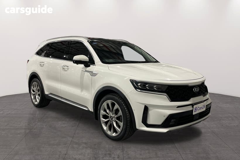 White 2020 Kia Sorento Wagon Gt-Line 7 Seat