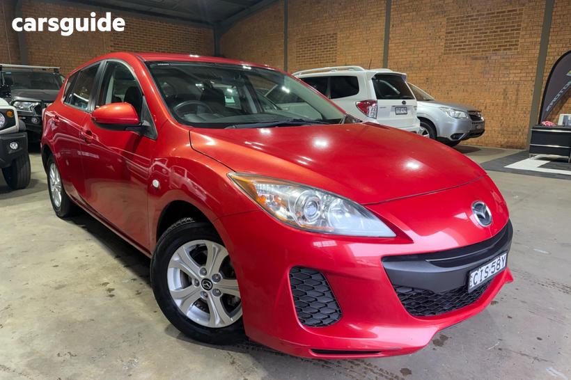 Red 2012 Mazda 3 Hatchback Neo
