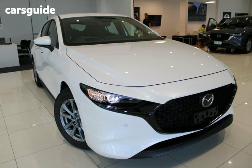 White 2026 Mazda Mazda3 Hatchback G20 Pure