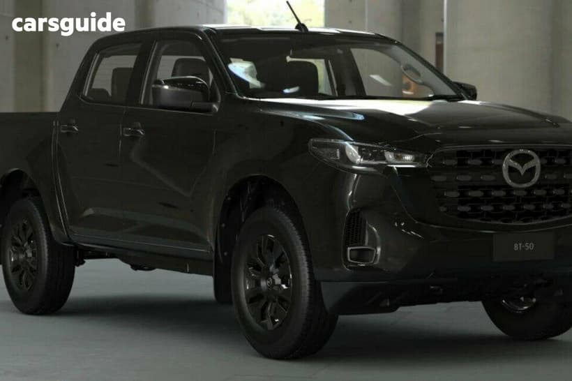 Black 2026 Mazda BT-50 Dual Cab Pick-up Xt (4X4)