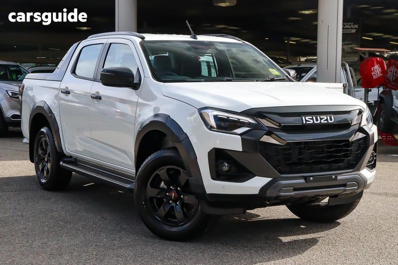 White 2026 Isuzu D-MAX Crew Cab Utility X-Terrain (4X4)