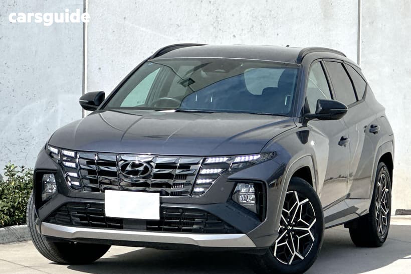 Grey 2023 Hyundai Tucson Wagon Elite N Line (Awd)
