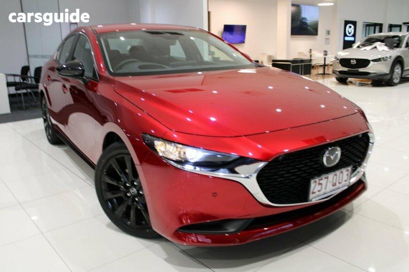 Red 2026 Mazda Mazda3 Hatchback G25 Evolve Sp Vision