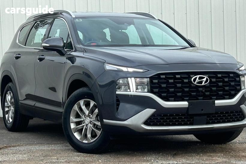 Blue 2022 Hyundai Santa FE Wagon Crdi (Awd)