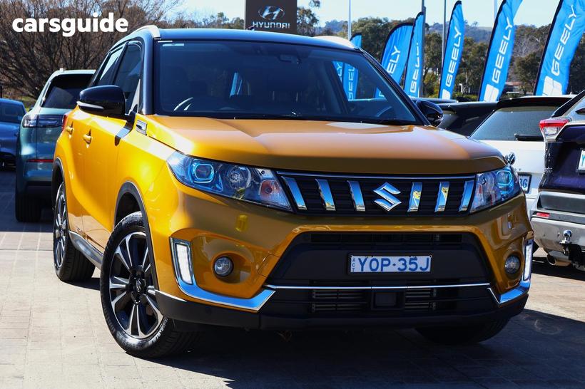 Yellow 2020 Suzuki Vitara Wagon Turbo