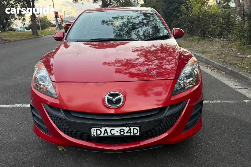 Red 2010 Mazda 3 Hatchback Maxx Sport