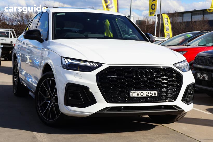 White 2022 Audi Q5 Sportback 45 Tfsi Quattro S Line Mhev