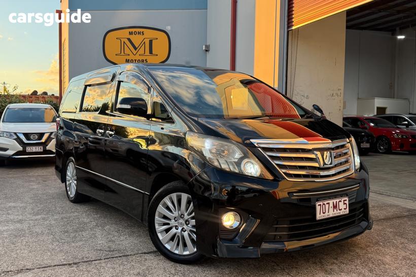 Black 2012 Toyota Alphard Commercial