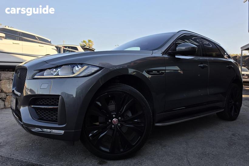 Grey 2017 Jaguar F-Pace Wagon 25T R-Sport Rwd (184Kw)