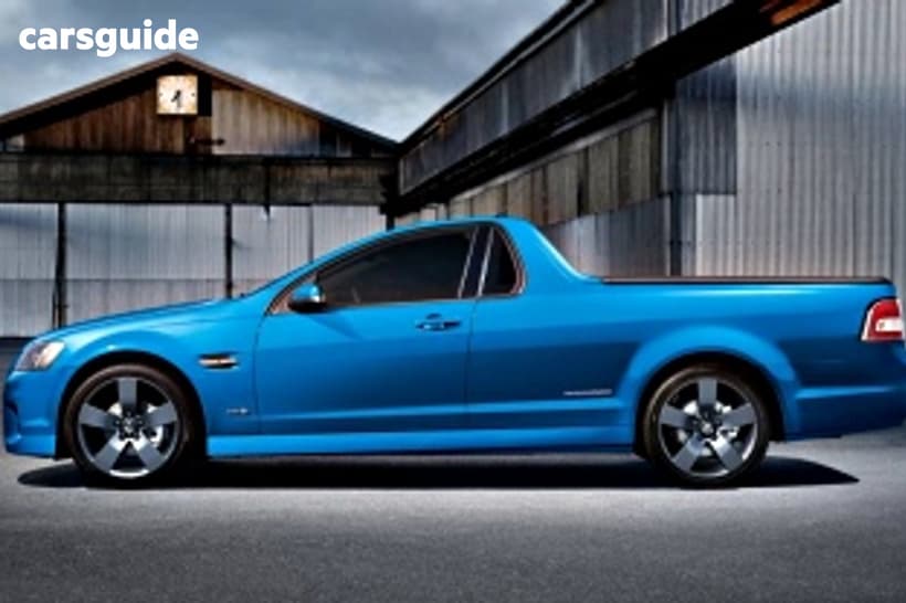 Yellow 2011 Holden Commodore Utility Sv6 Thunder