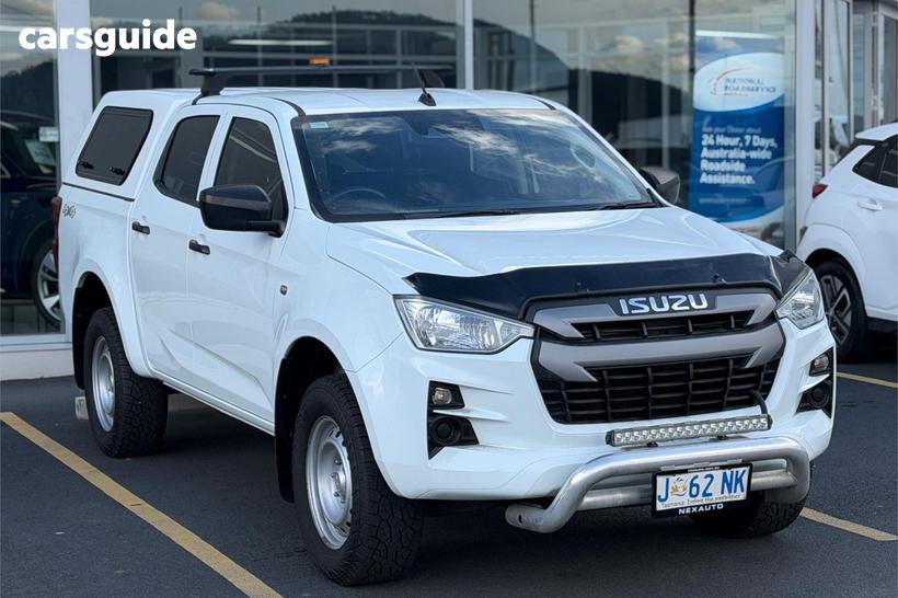 White 2021 Isuzu D-MAX Crew Cab Utility Sx (4X4)
