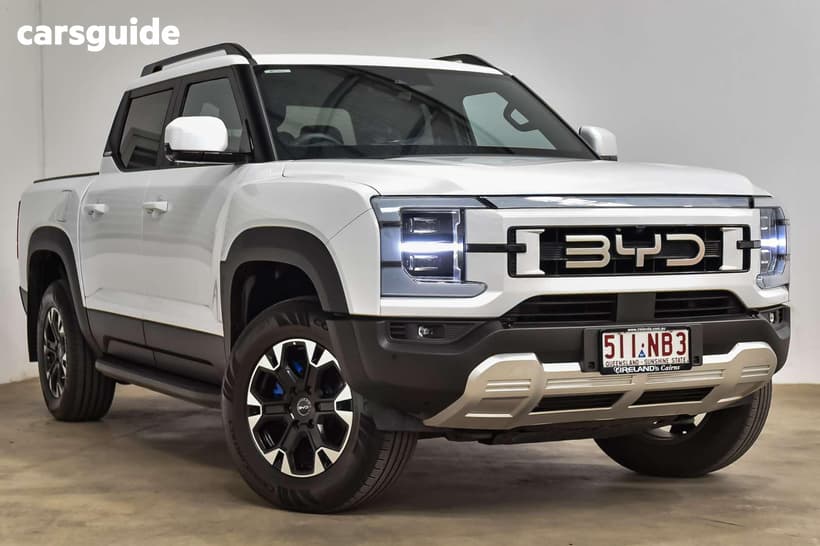 White 2025 BYD Shark 6 Dual Cab Utility Dual Motor Premium