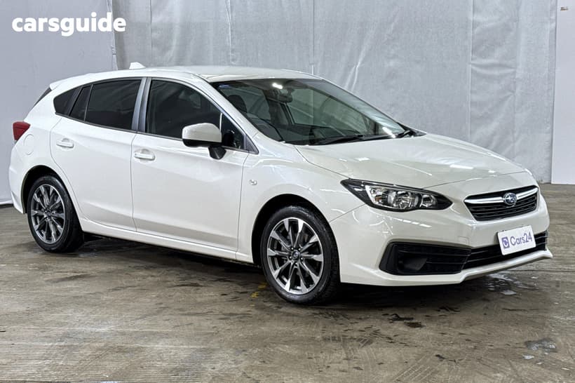 White 2021 Subaru Impreza Hatchback 2.0I-L (Awd)