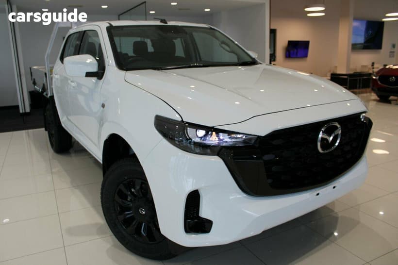 White 2026 Mazda BT-50 Dual Cab Chassis Xt (4X2)