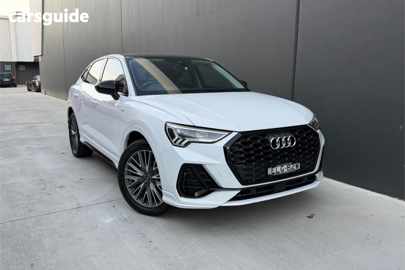 White 2020 Audi Q3 Sportback 35 Tfsi S Line