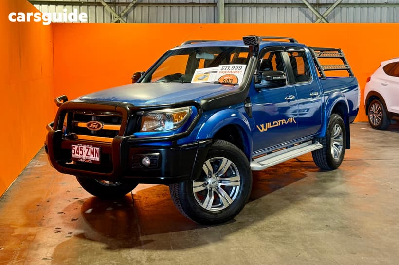 Blue 2009 Ford Ranger Dual Cab Pick-up Wildtrak (4X4)