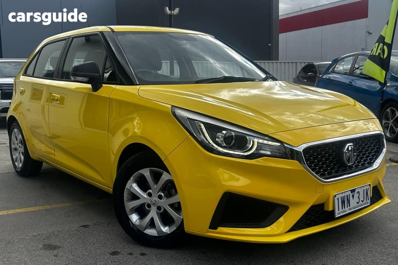 Yellow 2019 MG MG3 Hatchback Core