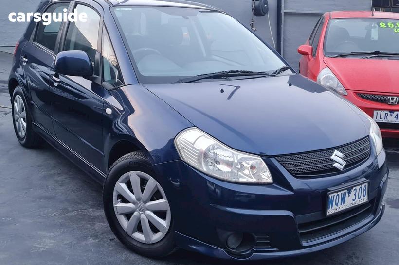 Blue 2008 Suzuki SX4 Hatchback
