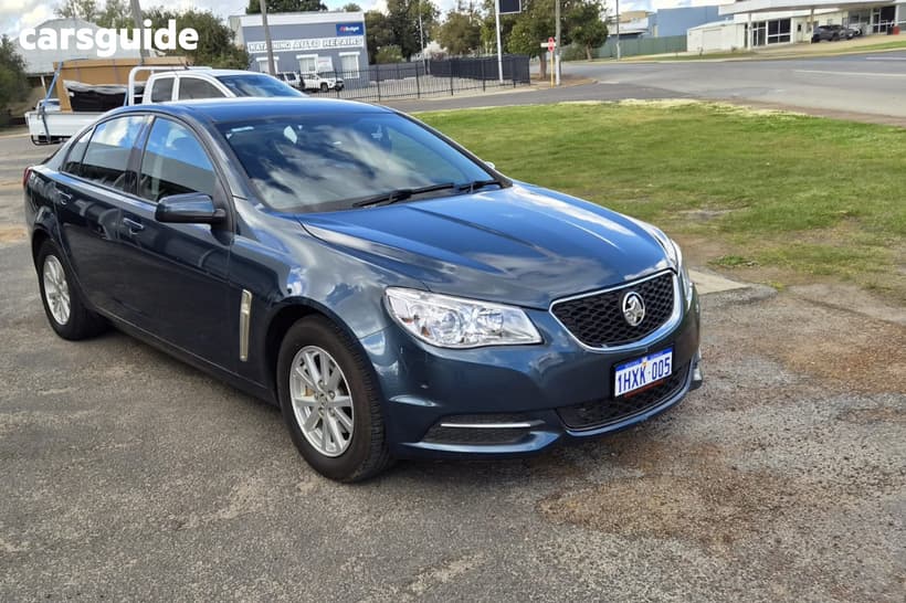Blue 2013 Holden Commodore Sedan Evoke