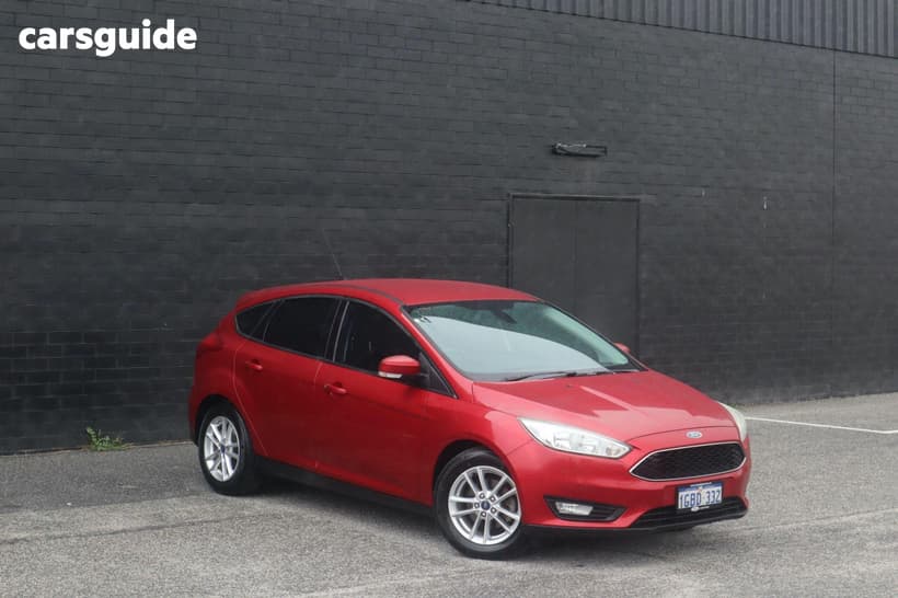 Red 2016 Ford Focus Hatchback Trend