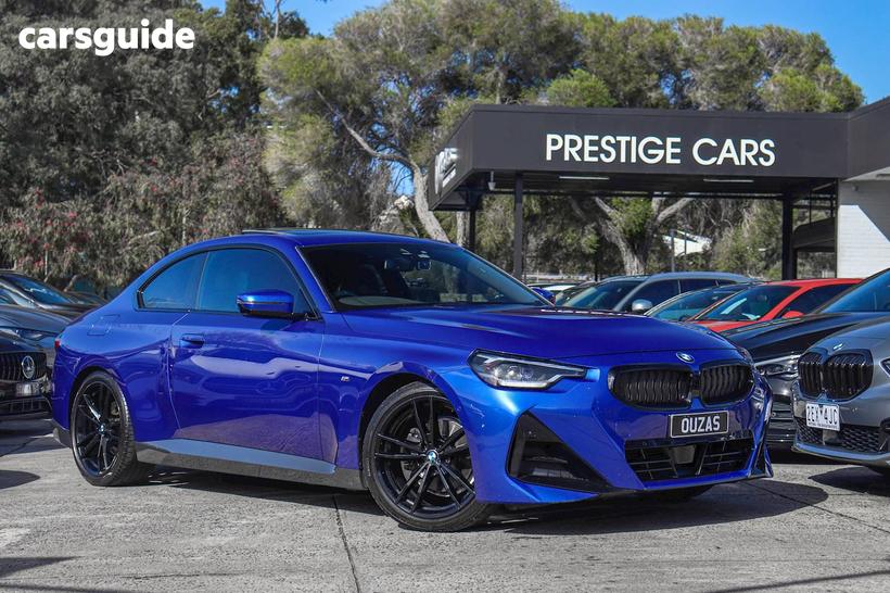 Blue 2022 BMW 220I Coupe M Sport