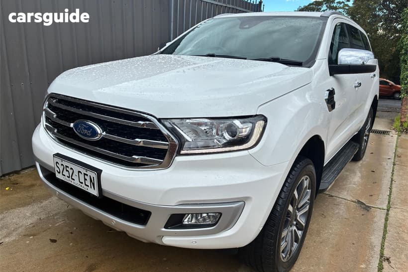 White 2019 Ford Everest Wagon Titanium (4Wd 7 Seat)