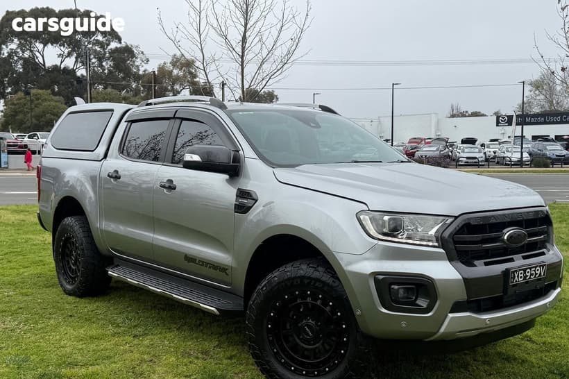 Silver 2021 Ford Ranger Double Cab Pick Up Wildtrak 2.0 (4X4)