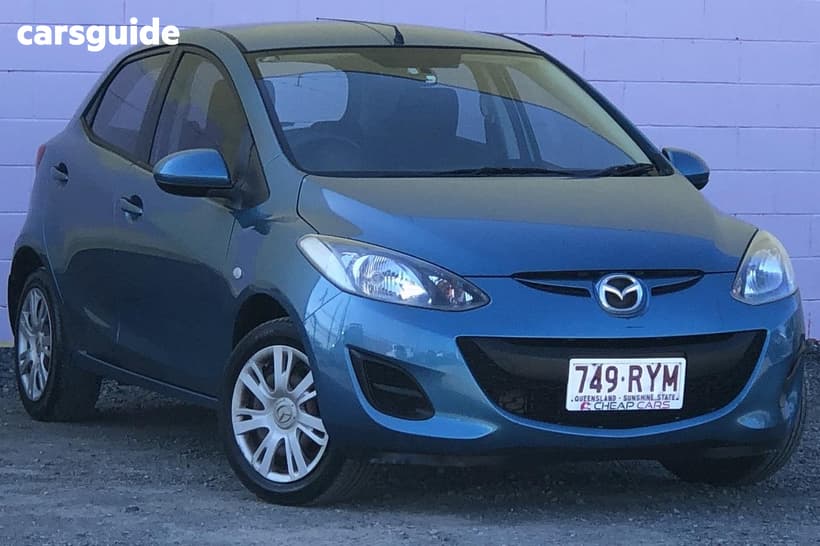 Blue 2011 Mazda 2 Hatchback Neo