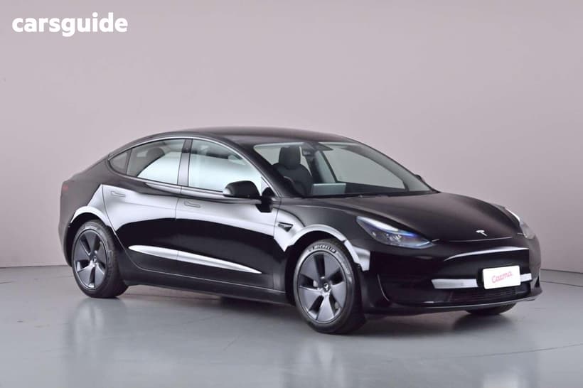 Black 2023 Tesla Model 3 Sedan Rear-Wheel Drive