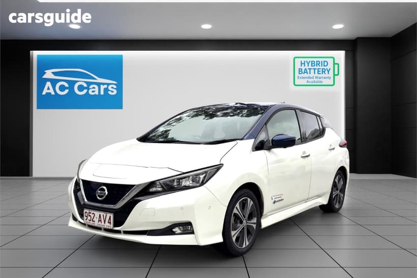 White 2017 Nissan Leaf Hatch ELECTRIC VEHICLE, PRO PILOT, GPS AUSTRALIAN MAPS,