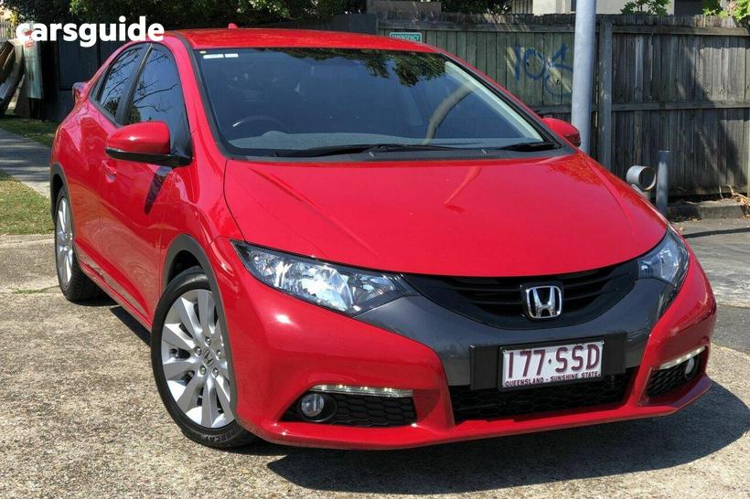 Red 2012 Honda Civic Hatchback Vti-L