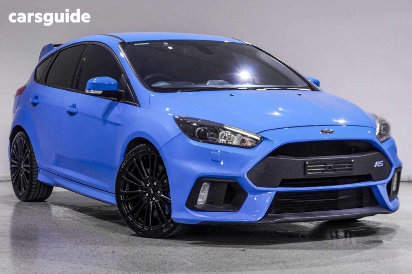 Blue 2017 Ford Focus Hatchback Rs