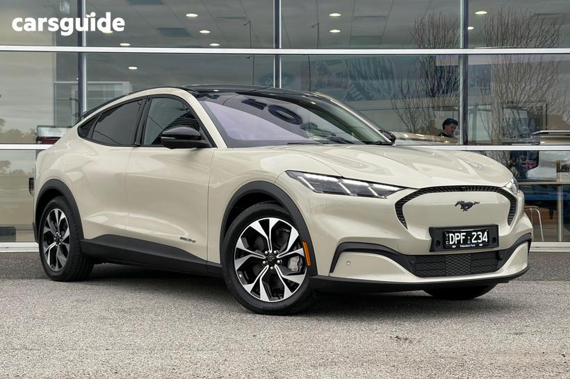 Beige 2025 Ford Mustang Mach-E SUV SELECT R