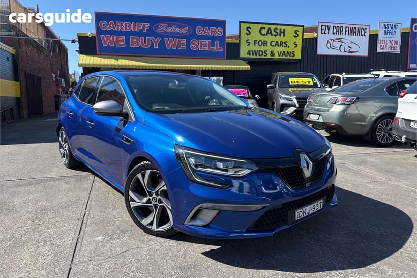 Blue 2016 Renault Megane Hatchback Gt 205