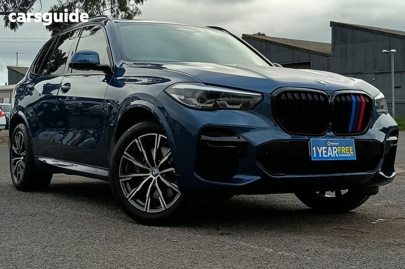 Blue 2022 BMW X5 Wagon Xdrive40I M Sport